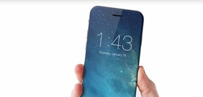 Prediction of iPhone that has its front screen composed of all display without a home button. Marek Weidlich, a designer from Czech Republic, designed it. Picture = Marek Weidlich/Concept iPhone