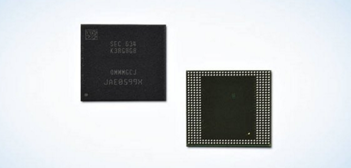 Samsung Electronics&rsquo; 8GB LPDDR4 mobile D-RAM